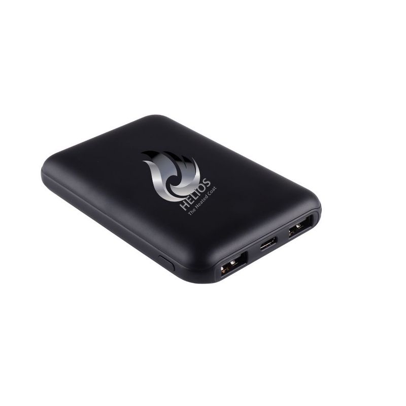 HELIOS ULTRA SLIM POWER BANK 10, 000MAH - BLACK