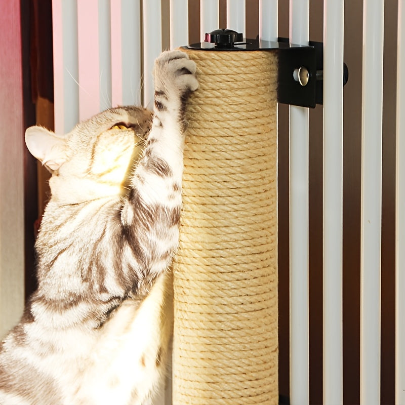 剑麻猫抓柱，适用于猫笼，耐用猫抓塔，室内猫树及幼猫玩具