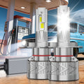 2-Pack LED Car Headlights, Compatible with H11/H7/H4/H1 Sockets, Corresponding to 9005/9006/9012 Specifications, 57000 Lumens Brightness, 6500K Cool White Light, 300W Power, Plug-and-Play