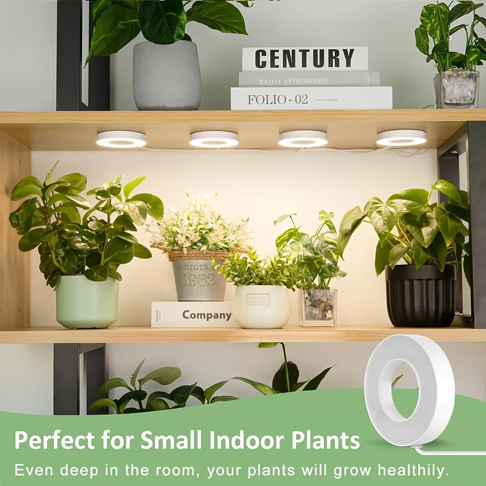 Smart Full Spectrum LED Grow Light for Indoor Plants, Specially Designed for Indoor Potted Plants. 3/6/9H Timer, Ideal for Balcony & Houseplants