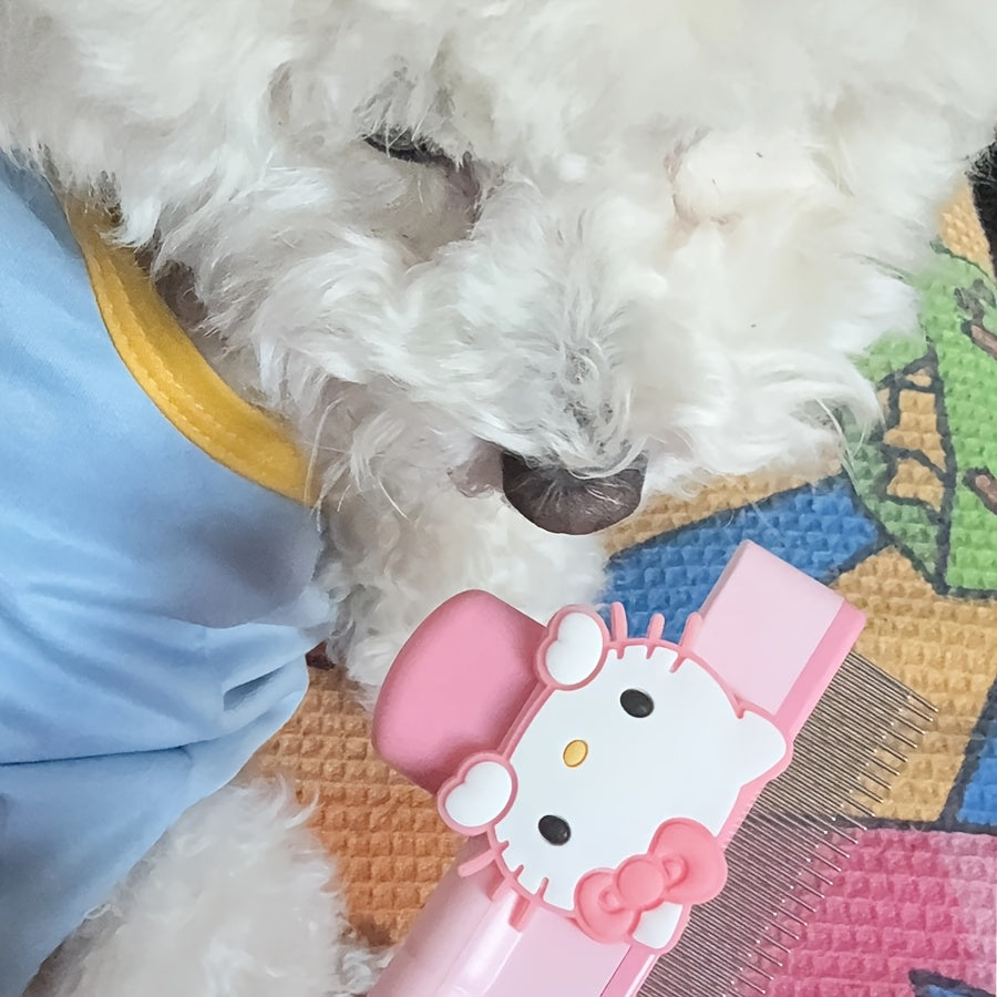 三丽鸥 Hello Kitty Melody 推出全新款单支装猫梳，专为按摩、驱蚤、自清洁而设计，能够有效管理狗狗的掉毛和纠缠，成为宠物主人们的完美礼物