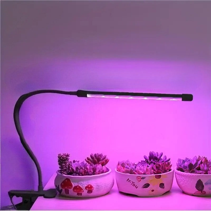 Indoor LED Plant Grow Light, Full Spectrum & Red-Blue Dual Spectrum, USB Powered, 3/6/12H Timer, 15W Power, Dimmable Design, Ideal for Seedling Propagation, Indoor Plant Care and Greenhouse Cultivation, Valentine's Day Exclusive