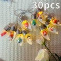 10/20/30入 LED燈泡 - 電池供電 10LED 燈，適用於室內/戶外花園、婚禮、節慶、露營、居家、花園、聖誕節、派個裝飾（不含電池）