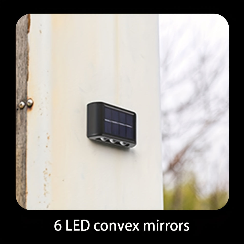 Solar Wall Light / 1 Pack, Perfect for Garden, Street and Garage - Ideal Decorative Choice, Outdoor Lighting, Outdoor Wall Decorative Light, Home LED Landscape Light, Suitable for Outdoor, Courtyard, Villa, Fence, Patio, Garden