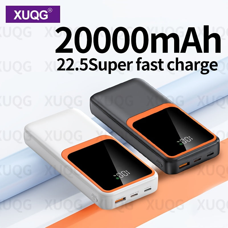 20000mAh Power Bank with LED Power Display, Portable Mobile Charger for Phones