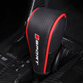 1 PU Leather Shift Knob & Boot Cover - Ergonomic Anti-Slip Grip, Breathable Design, Durable & Easy-to-Clean Gear Shift Protector, Suitable for Sedan/Truck/SUV, Easy Installation