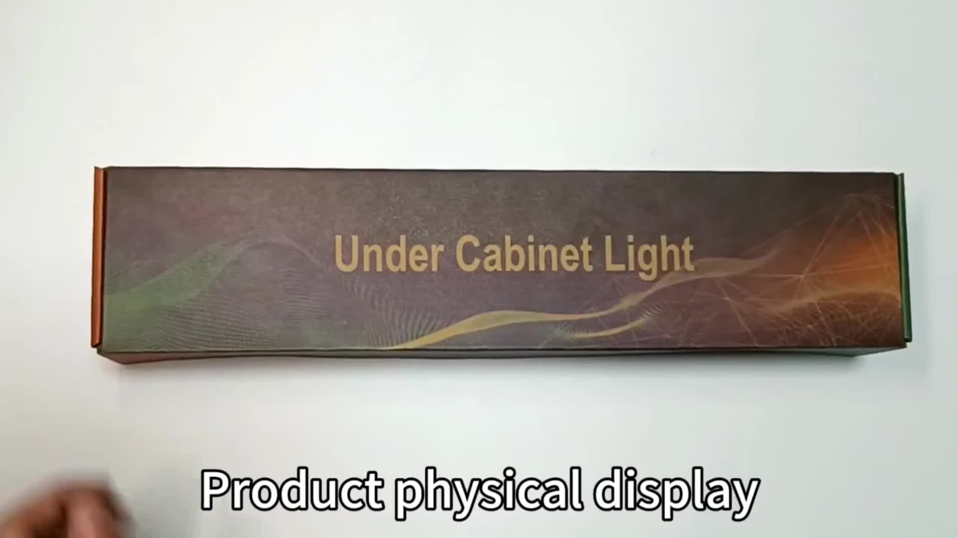LED cabinet light, dimmable with timer, ultra-bright under-cabinet light, 4 brightness levels, shelf light 5V/2A plug, suitable for desks, bookshelves, studios, garages (adapter not included)