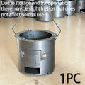 Portable Wood Stove (Charcoal Compatible) – Outdoor Cylindrical Grill with Firebox Opening & Sturdy Base, Heavy-Duty Oven, Perfect for Camping Gatherings, Can Steam