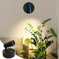 1/2Pcs Bedroom Spotlight, Black & White Shell, Rechargeable Magnetic Wall Lamp, Night Reading Light, Minimalist Decor Spotlight for Bedroom Bedside Desk Living Room Night Light