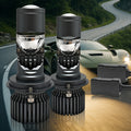 2PCS LED Car Headlights - H4/9003/HB2 - 55000LM, 300W High/Low Beam, 6500K Cool White Light, Equipped with 12000 RPM Turbo Cooling Fan and 360° Wide Beam, No Battery Needed