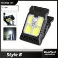 1 Outdoor Solar Light with Motion Sensor, These Portable Clip-On LED Garden Lights are Suitable for Various Purposes such as Maintenance, Camping, Fishing and Street Lighting, Available in Three Different Styles