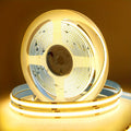 COB LED灯条- 320LED /m， 8mm宽，12V 暖白色，灵活耐用，适用于室内/室外使用，适合家庭，厨房，卧室和舞台照明，室内照明|现代照明|灵活照明，家用LED灯