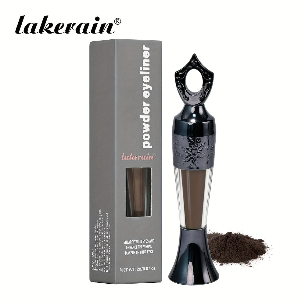 Lakerain 粉状眼线笔，棕色眼线笔，顺滑勾勒眼线，放大双眼，提升视觉效果，打造完美眼妆