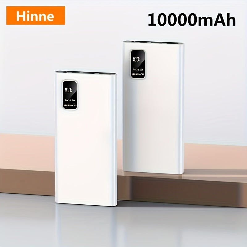 20000mAh/10000mAh Portable Power Bank, 22.5W Fast Charging Outdoor Portable Charger, 2 USB 3.0 C-type QC PD4, with LED Display Screen, External Backup Battery Charger, Safe and Stable Polymer Lithium Battery