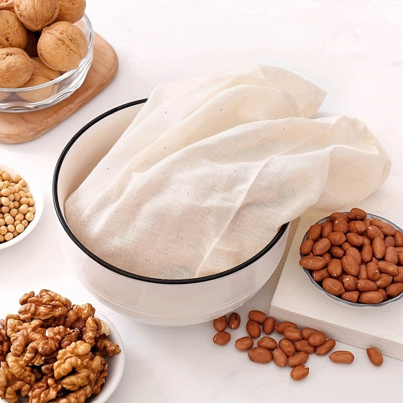 Reusable Cheesecloth & Filter Bag, Heavy-duty Nylon Kitchen Strainer with Opening, Perfect for Cheese, Nut Milk, Coffee, Tea, Yogurt, Cold Brew, Easy Clean, Dishwasher Safe
