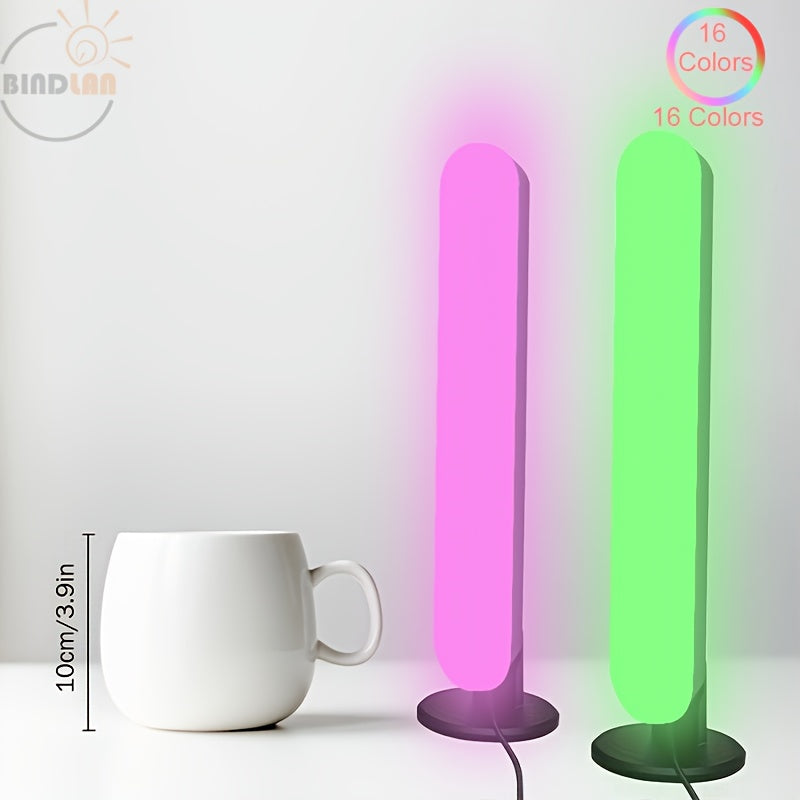 1/2包LED灯带，24键红外遥控智能RGB灯条游戏灯光，电视氛围背光音乐同步，适用于电视、电脑、房间派对装饰