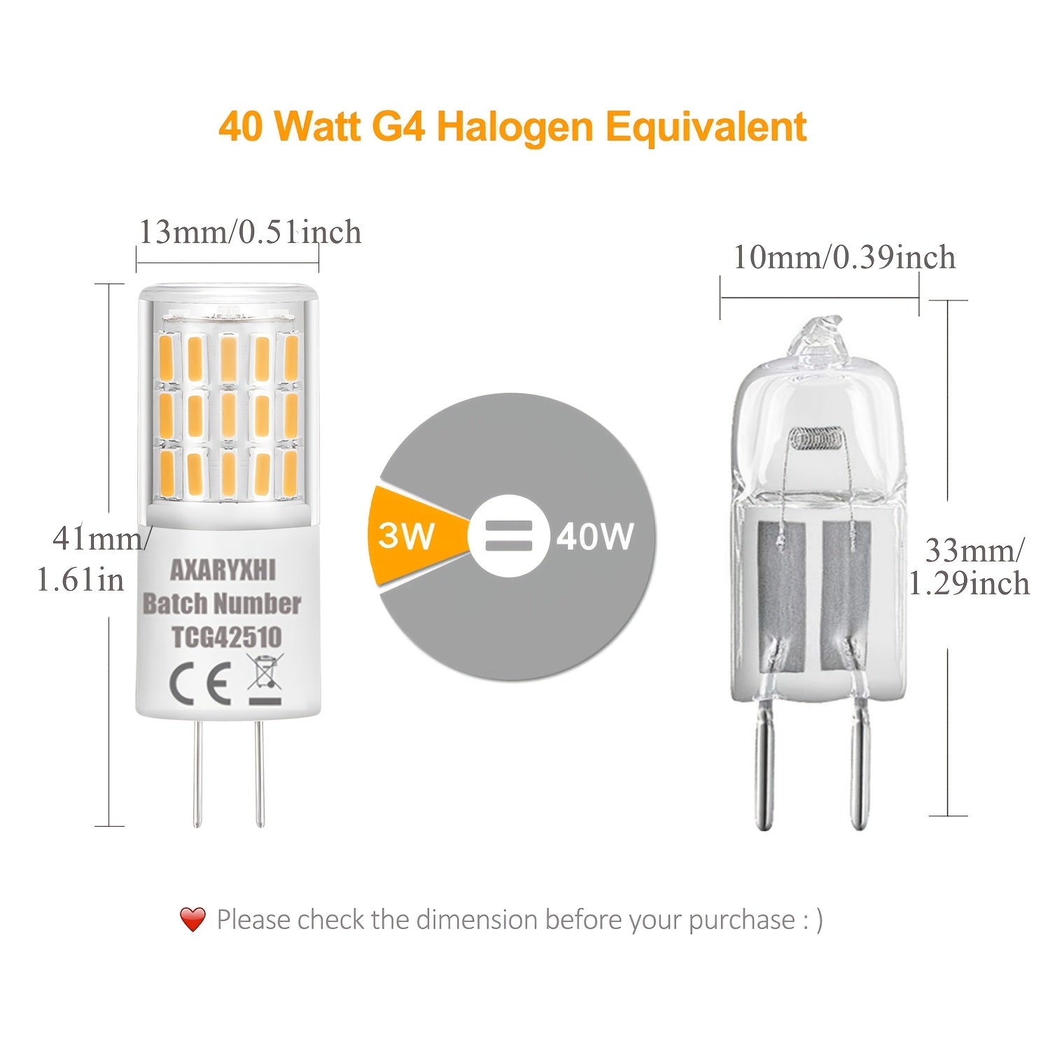 G4 LED crystal light G4 bulb LED pin base bulb, warm color 2700K, voltage AC/DC 12V-24V corn light small bulb, 3W home lighting G4 LED light source, LED G4 pin bulb warm white, 5-pack / 10-pack