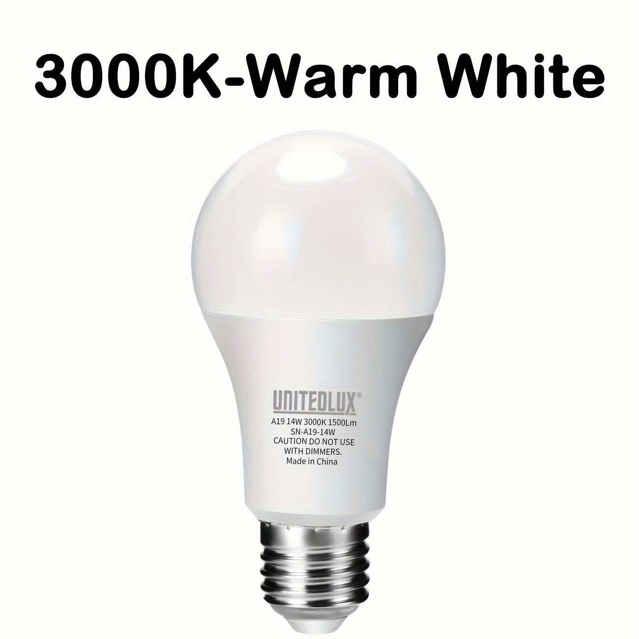 Factory direct source, available for US, Canada, Japan, working voltage drop-down page insufficient, 8-pack daylight/warm white bulbs 8pcs A19 14W LED Light Bulbs, 100W Equivalent, 1500 Lumens CRI 90+ Daylight 5000K / Warm White 3000K