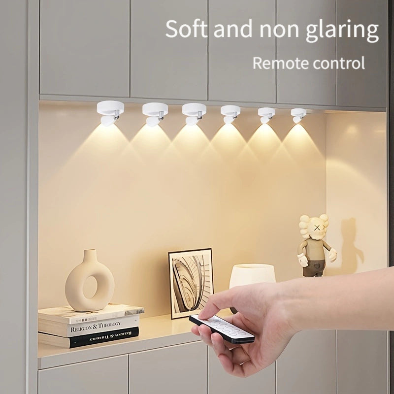 Wireless remote control night light ambiance light, suitable for merchandise, artwork display, dartboard