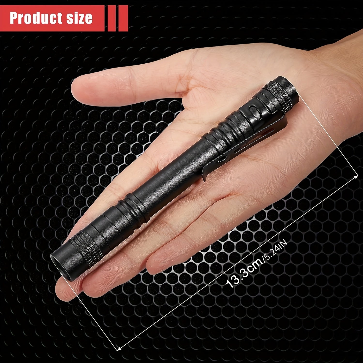 1PC Aluminum UV Flashlight Red Light Green Light Torch White Light 4 Light Colors Optional for Night Lighting Camping Fishing Water Leak Pet Urine Scorpion Hotel Inspection Dry Stains Bed Bugs