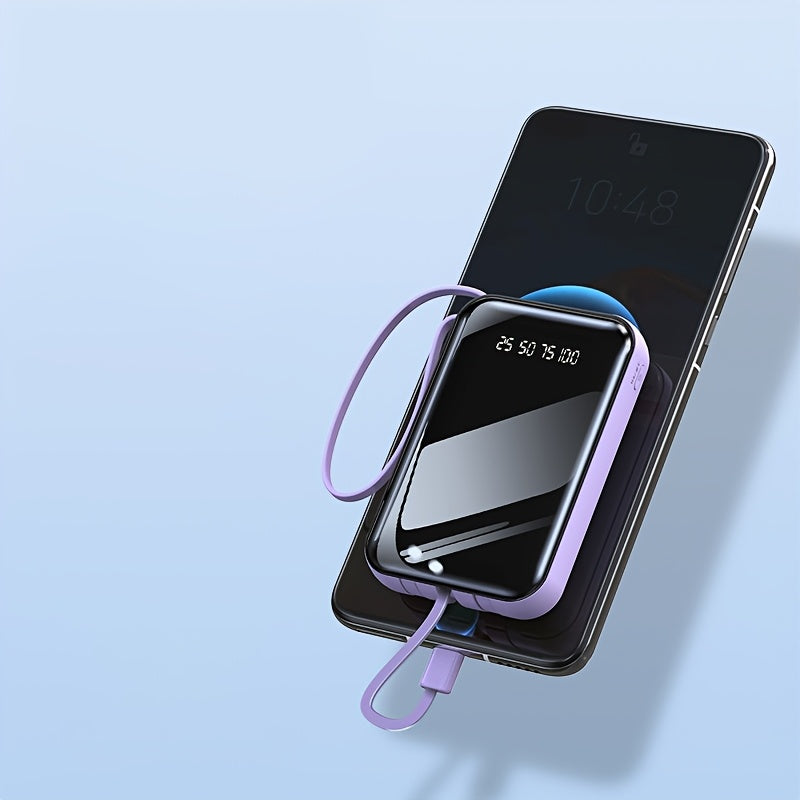 50,000mAh 大容量行動電源，小巧易攜帶，支援 PD20W 快速充電，內含各式數據線、手電筒、LED 燈和掛繩，非常適合戶外緊急電源、備用電池組