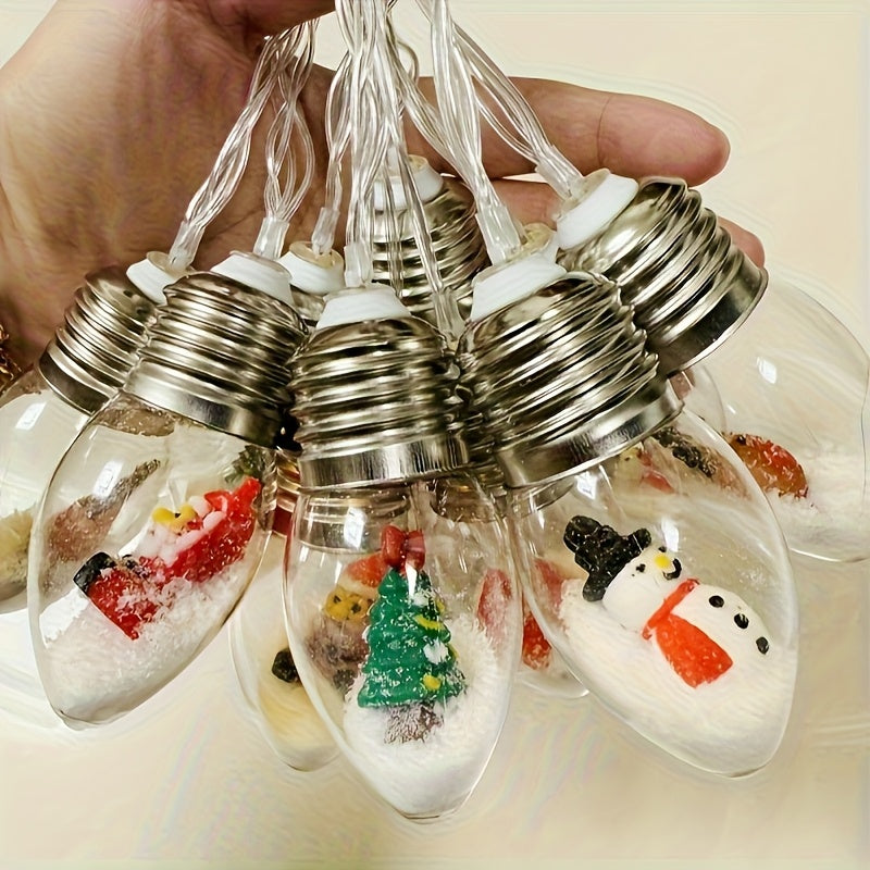 1入 LED 聖誕燈串，長度150公分或59.06英吋，電池供電（不含電池），適用於聖誕節、情人節、婚禮、派對和居家裝飾
