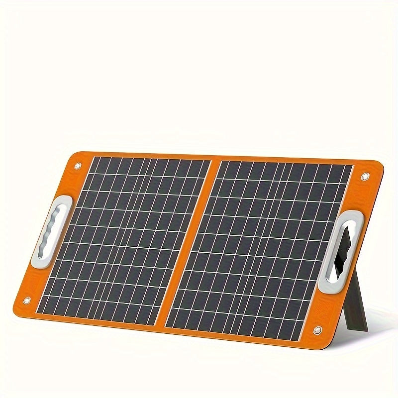 60W太陽能板/200W（峰值400W）行動式電源/200W太陽能發電機配備60W太陽能板，172.8Wh備用鋰電池電源，帶AC插座、DC介面、USB、QC3.0太陽能介面，行動式發電機適用於禮品、家庭、戶外露營|應急