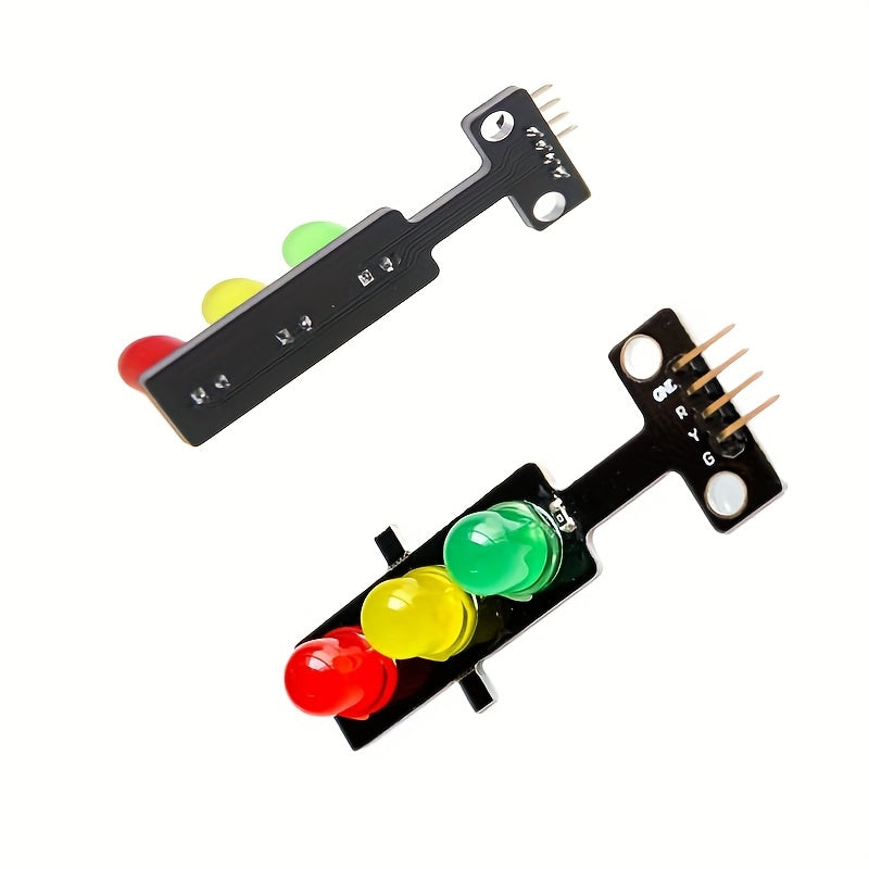 1pc LED Traffic Signal Light Module, 5V Red Green Light Glowing Module, Robot Accessories Module