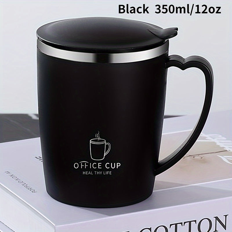 304 Stainless Steel Double Wall Insulated Water Mug, Colorful Double Layer Coffee Cup