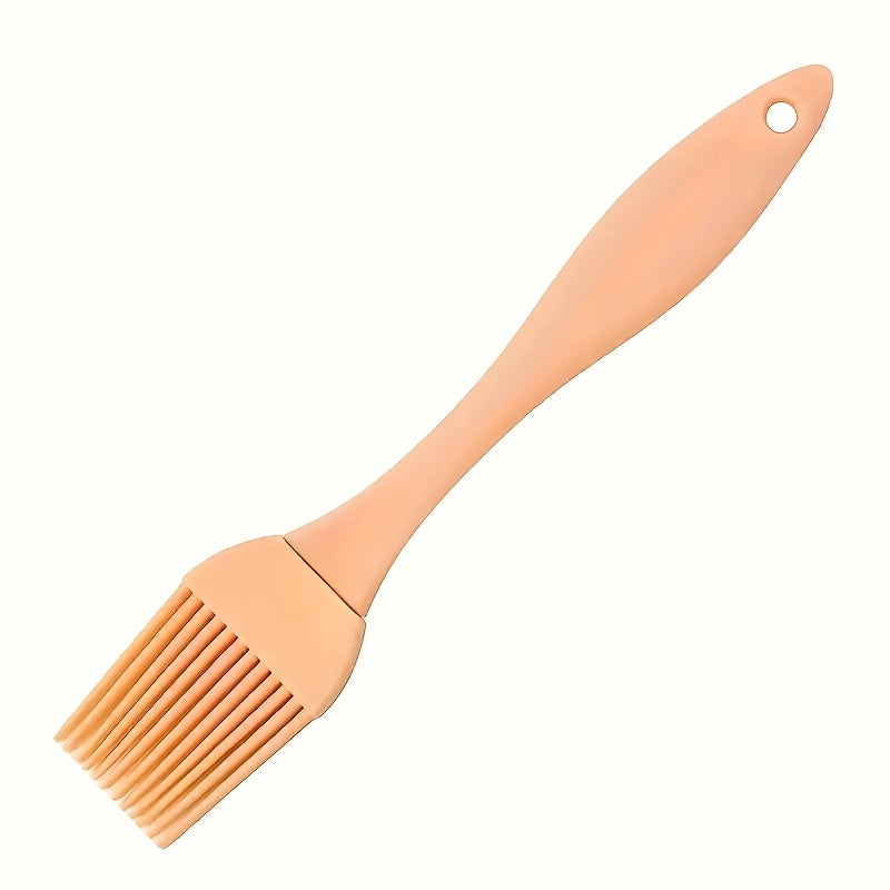 1PC Silicone Brush, Household Basting Brush, Outdoor BBQ Brush, Kitchen Baking Accessory, Cream Pastry Brush, Essential Kitchen Gadget.