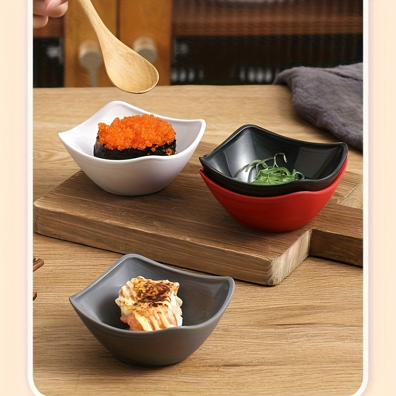 6Pcs Durable Shatterproof Mini Dessert Bowls, Reusable Vibrant Color Sauce & Dessert Bowls, Dishwasher & Microwave Safe, Perfect for Appetizers, Dips, Snacks, Fruits, Ideal for Kitchen, Outdoor Picnic, Party, Portable & Compact
