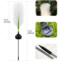 Summer Vibe Solar Reed Ground Light, Warm Light, Perfect for Courtyard Lawn Landscape Decoration, Outdoor Garden Lighting, Homestay Garden and Festival Decor