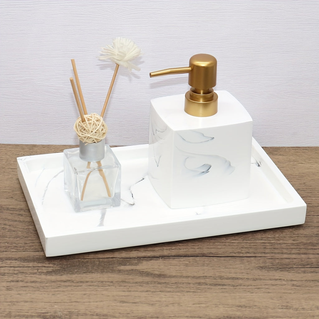 Hotel Bathroom Accessories - Hand Soap & Hand Cream Pump Bottles, Shower Gel & Shampoo Lotion Empty Refillable Bottles Set, Kitchen Soap Dish Soap Dispenser Bottles