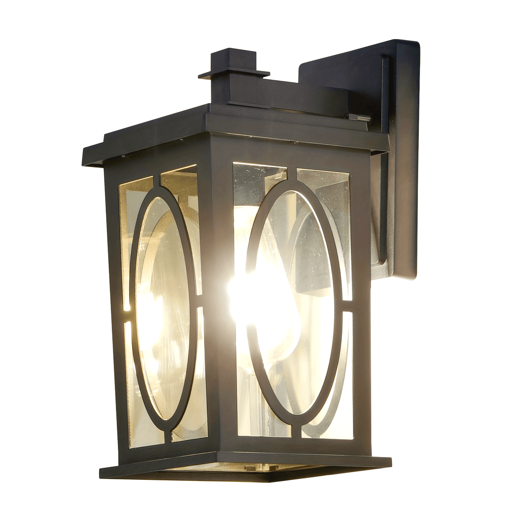1-Piece Die-Cast Aluminum Outdoor Wall Light, Modern European N-Shape, Mold-Proof, Rust-Resistant, Durable, Corridor, Garden, Door Lighting Wall Sconce