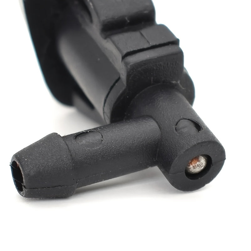 2-Pack Black Car Accessory Plastic Wiper Nozzle, 3-Hole Car Windshield Nozzle, Auto Parts Windshield Cleaning Nozzle