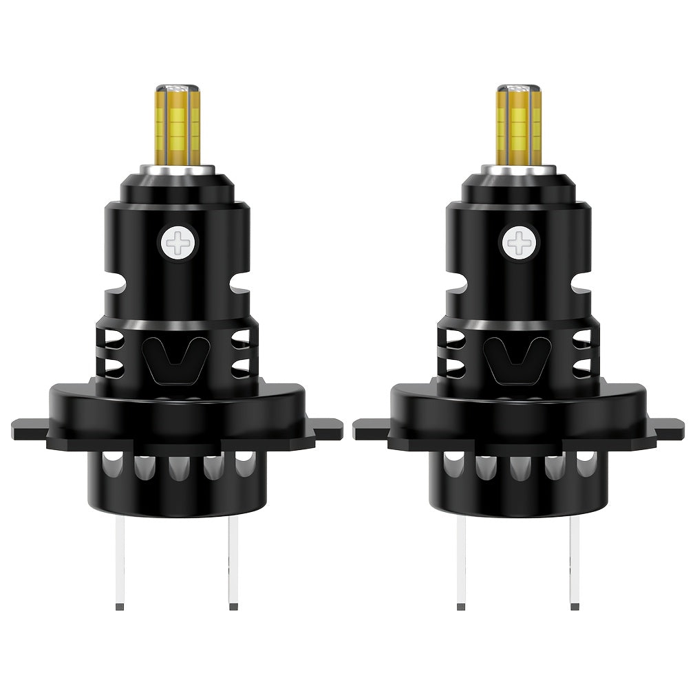 2Pcs H7 LED Headlight Bulbs, 100W 20000 Lumens, H7 White Light 6500K, Stable Bright Plug-and-Play Small Body, Easy to Install, 12V