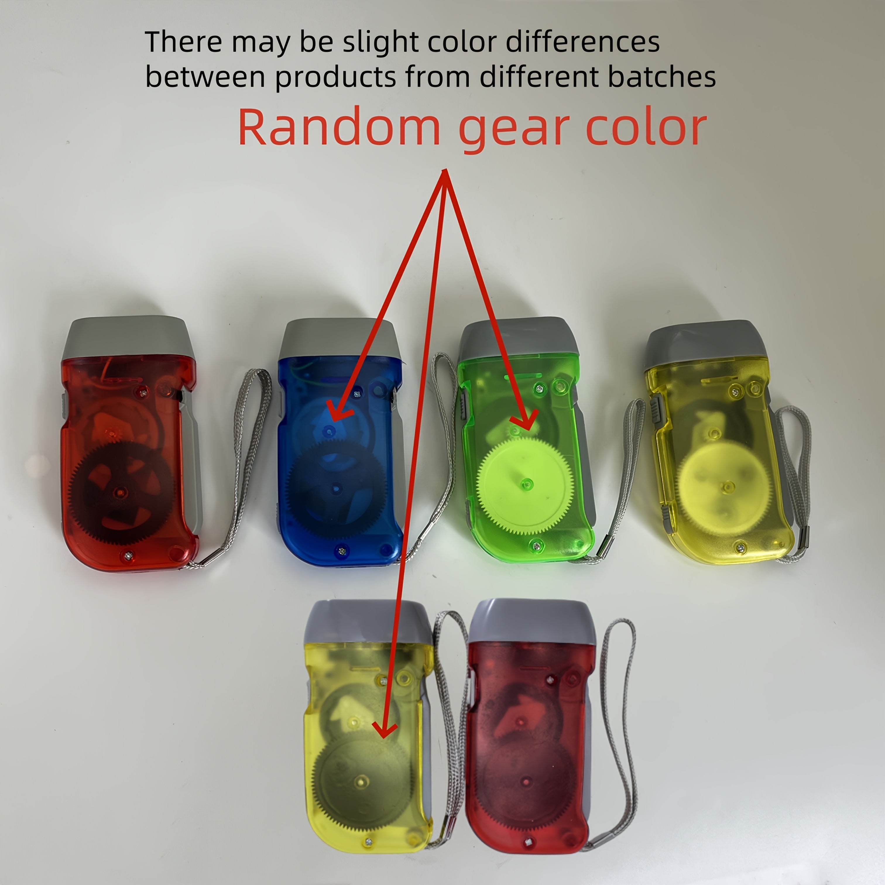 Portable Outdoor Lighting with Bright & Steady Hand-Crank Flashlight, Perfect for Camping and Tents