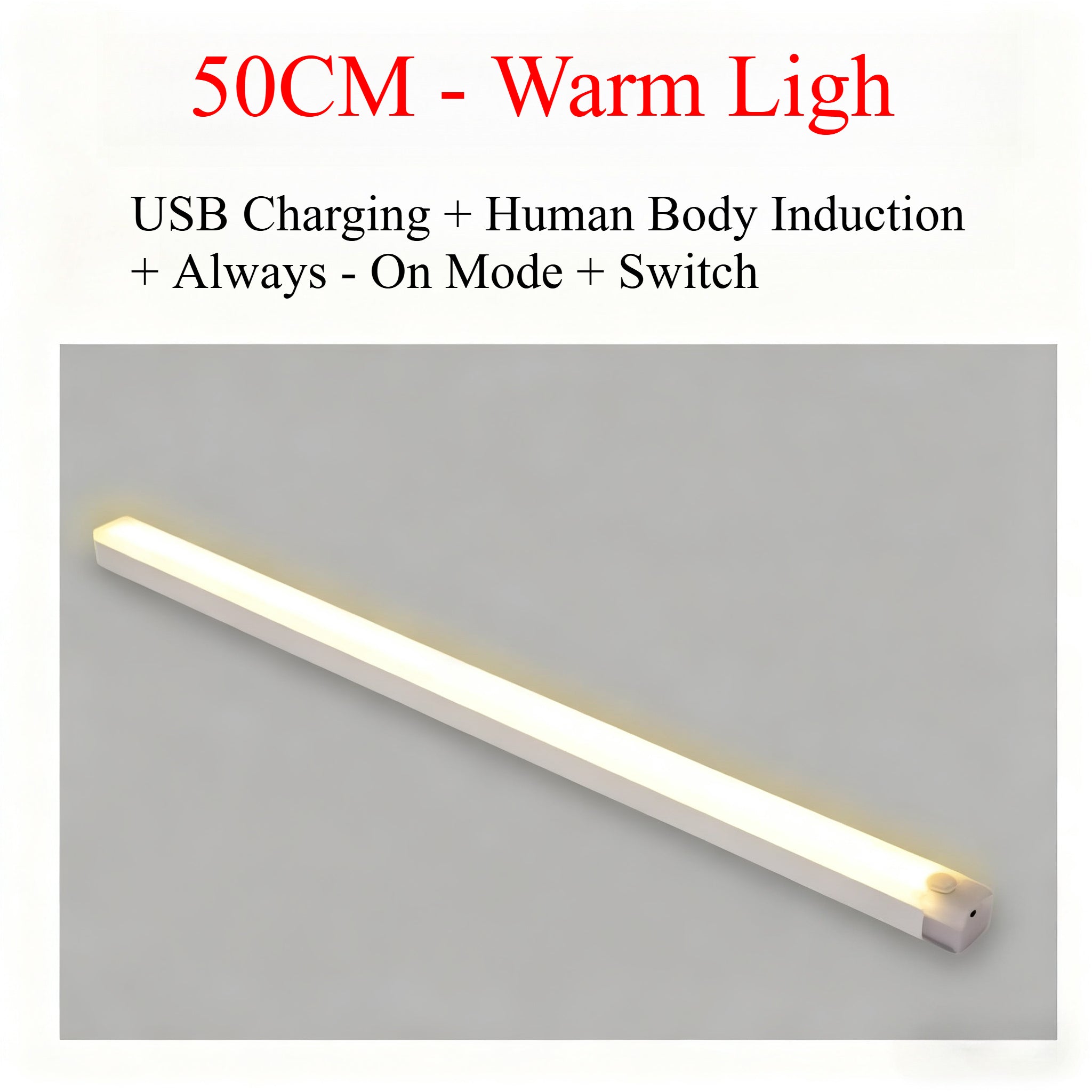 2026 hot sale rechargeable smart motion sensor light, motion sensor LED light strip, with magnetic adhesive and USB-powered smart lighting - wireless floor/ceiling/wall light/cabinet light, suitable for kitchen, wardrobe, staircase
