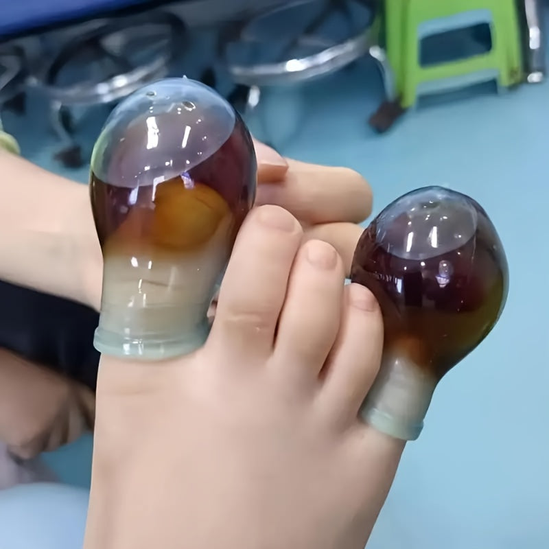 4个装柔软脚趾和手指保护套，专为紧密覆盖和隔离设计，非常适合治疗伤口、真菌感染、指甲床炎，适合在沐浴时使用，适合运动和日常活动