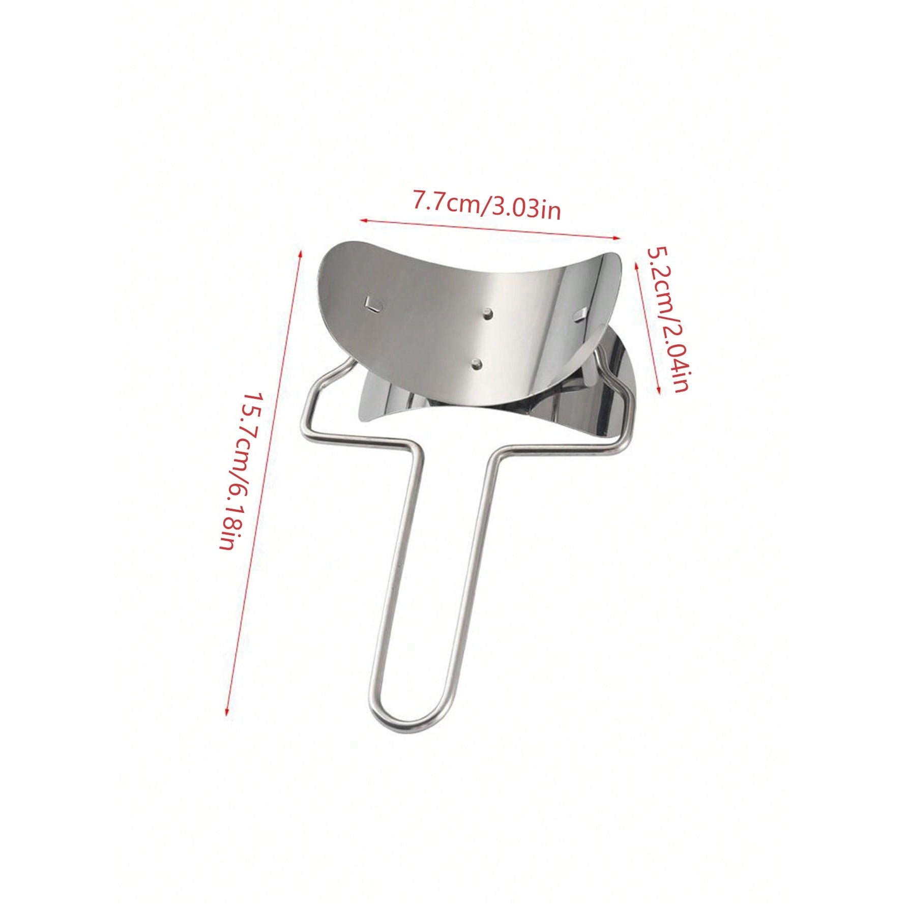 One Stainless Steel Dumpling Cutter Wheel – Dough Roller, Round Cutter for Dumplings & Buns, Ravioli Pasta Cutter, Manual Rolling Cutter – Easy Dumpling / Bun / Noodle / Pastry / Cookie Making