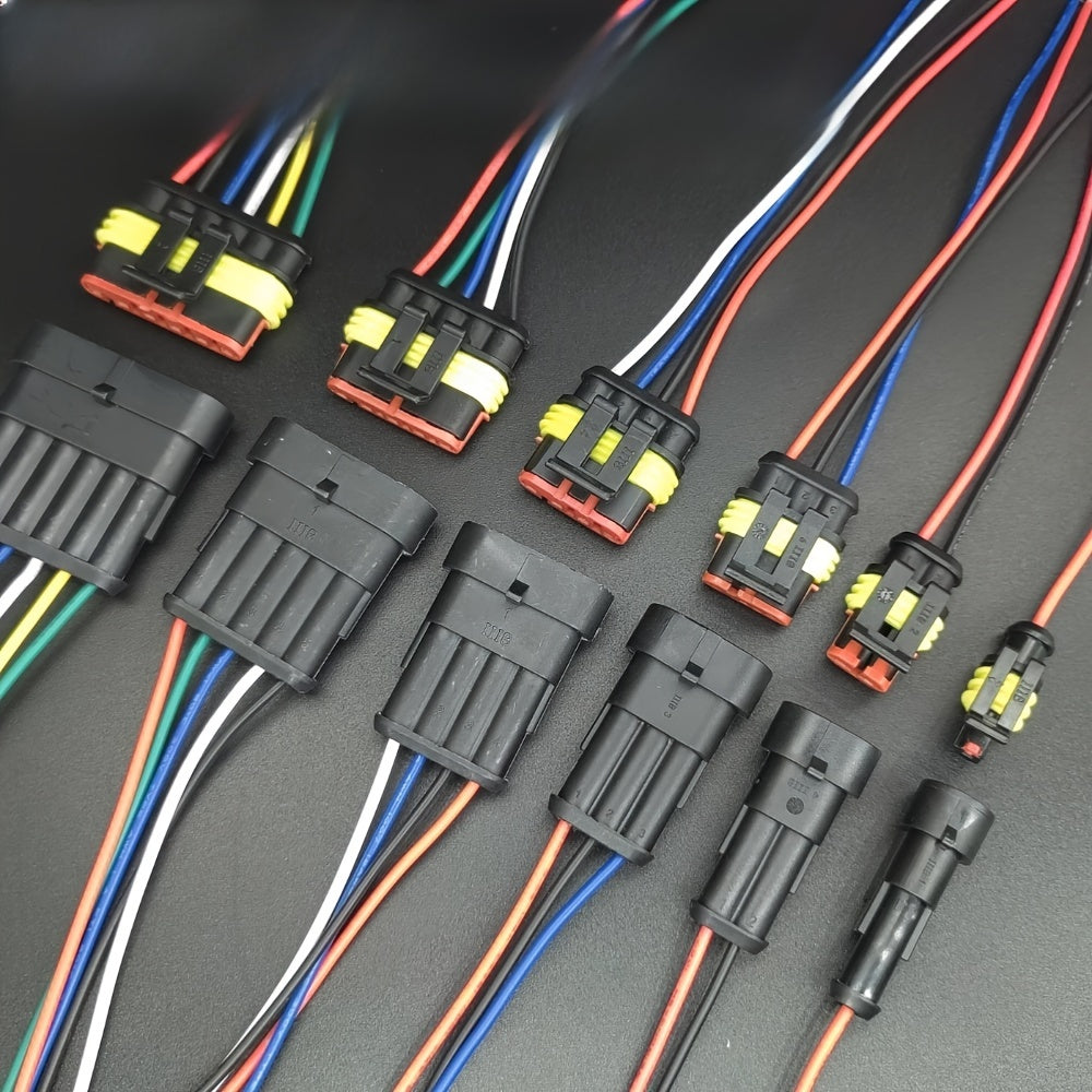 Automotive Wire Connector Kit (1.5-Series Assortment), Male & Female