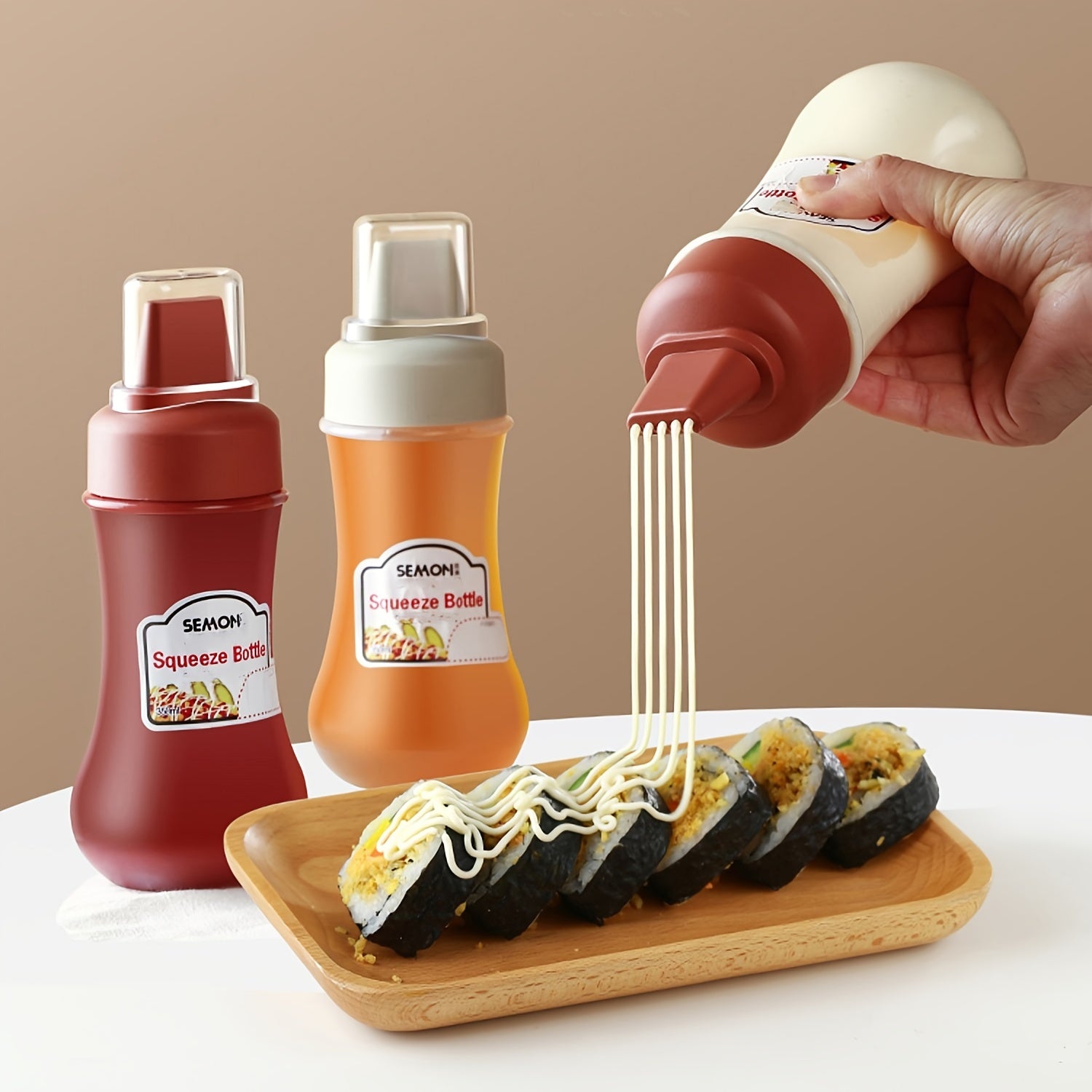 Squeeze Sauce Bottle, Suitable for Salad, Ketchup, Honey and Jam, Food Grade Material, Household Kitchen Squeeze Condiment Bottle, Oyster Sauce Squeeze Bottle