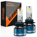 Heyword 2-Pack LED Headlight Bulbs - Compatible with H11, H7, H4 | Super Bright White Light | Easy Installation | High/Low Beam Integrated | Fits Most Cars and Motorcycles