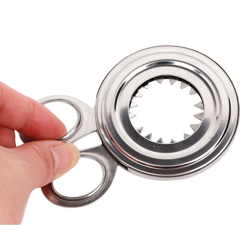 Stainless Steel Manual Egg Opener – Ideal Kitchen Gadget for Home & Restaurant, Effortlessly Cracks Perfect Eggs