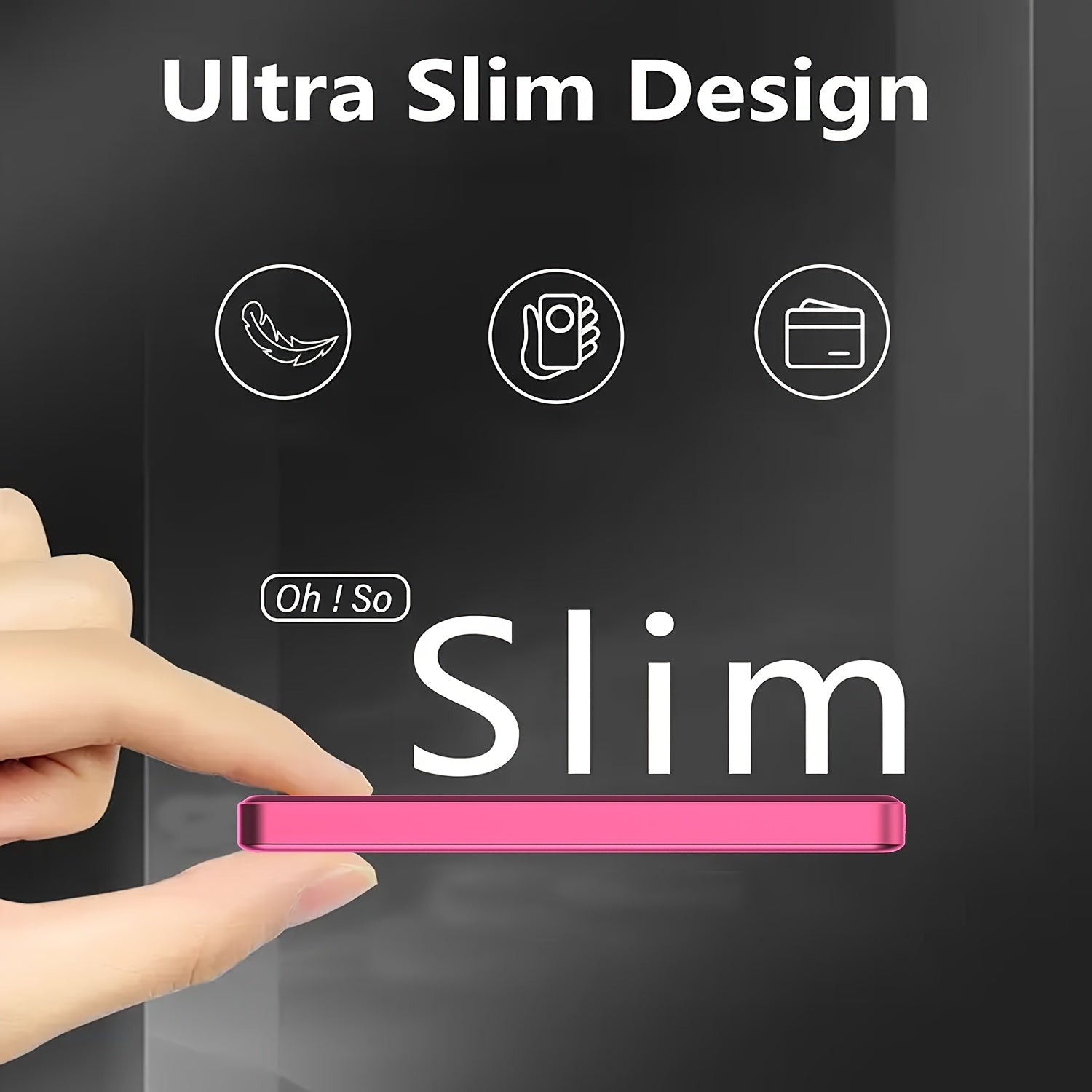 Magnetic Power Bank with a Capacity of 5000 Mah, Featuring Wireless Portability And 20W USB-C Fast Charging, Compatible with Iphone 15/14/13/12 Series