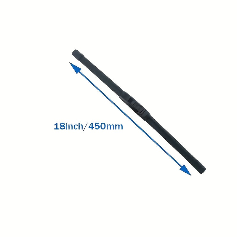 Bracketless Wiper Blade, Fits U/J-Type Hooks, High-Quality Silent & Durable, All Sizes Available. Enhances Rainy Day Visibility