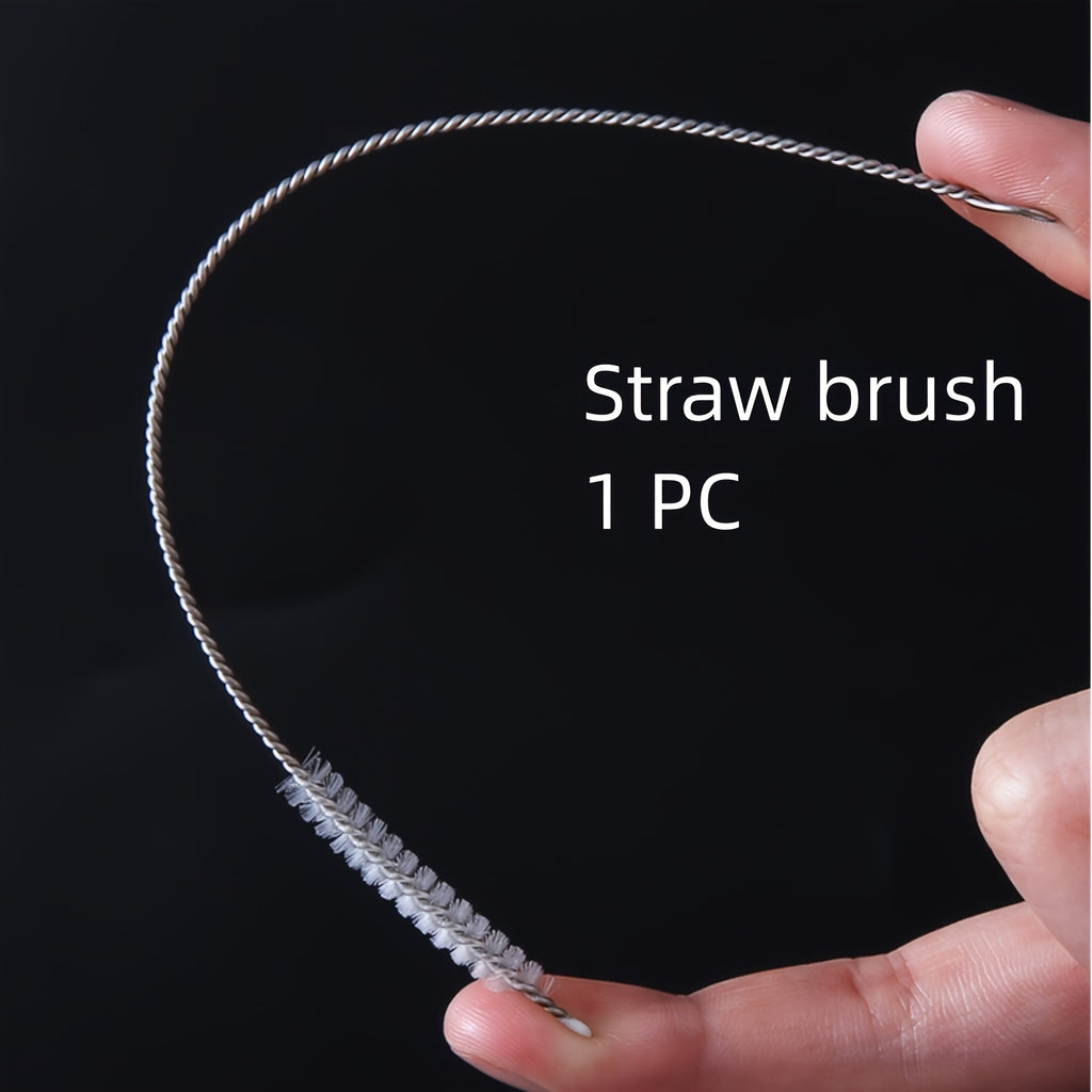 1/8 Set Cleaning Brushes – Pipe Cleaning Brush, Cup Brush, Thin Straw Brush, Long Tube Brush, Drain Pipe Unclogging Brush, Small Straw Brush, Long Bottle Brush, Kitchen Cleaning Brush, Cleaning Supplies & Tools