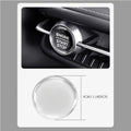 1pc Car Ignition Switch Crystal Clear Protective Sticker, Engine Start Button Cover, Compatible with Most Keyless Entry Sedans, SUVs, Wagons, Off-Road Vehicles & Pickup Trucks – Easy Peel-and-Stick Installation, No Wiring