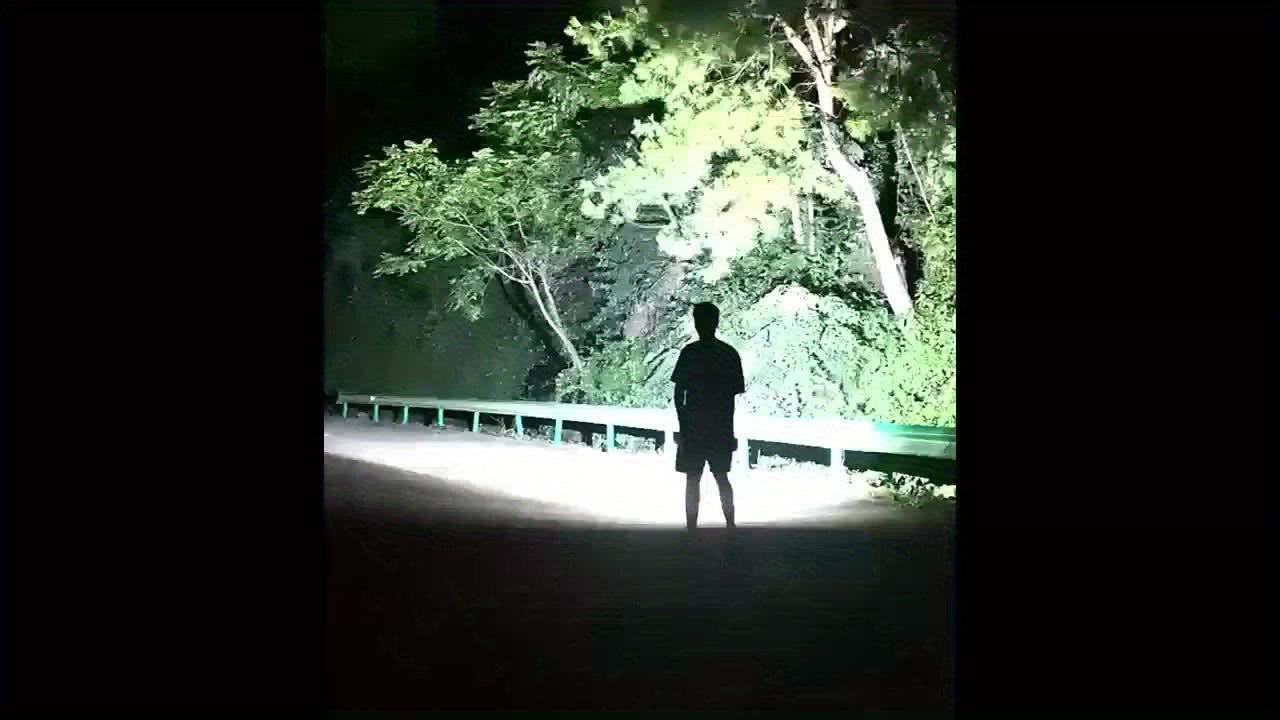 Two Ultra-Bright Flashlights, High Lumen Tactical Flashlight with 3 Modes, Zoomable, Portable Camping Flashlight for Outdoor Hiking & Home Emergency, Built-in Lithium Battery