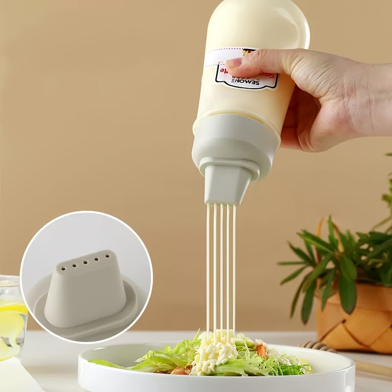 Squeeze Sauce Bottle, Suitable for Salad, Ketchup, Honey and Jam, Food Grade Material, Household Kitchen Squeeze Condiment Bottle, Oyster Sauce Squeeze Bottle
